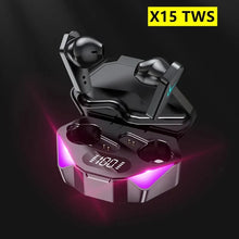 Load image into Gallery viewer, X15 TWS Gaming Earbuds Wireless Bluetooth Earphones With Mic Bass Audio Sound Positioning 9D Stereo Music HiFi Headset For Gamer
