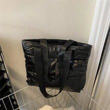 Load image into Gallery viewer, Quilted Cotton Tote Bag – Large Capacity Fashion Ladies Handbag

