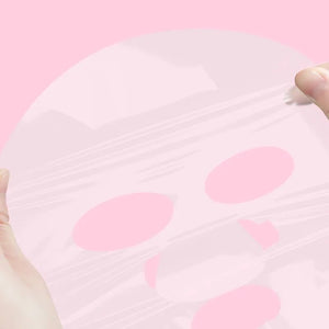 100pcs Plastic Film Facial Mask Skin Care Uncompressed Ultra Thin Beauty Salon Promote Products Absorption Diy Disposable Mask