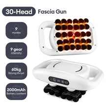 Load image into Gallery viewer, 22-Head Fascia Gun High-Frequency Vibration Body Massage Gun Back and Waist Massager Neck Shoulder Massager Muscle masajeador
