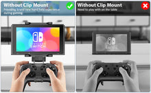 Load image into Gallery viewer, Adjustable Switch Pro Controller Handle Bracket Game Accessories Gamepad Clip Clamp Holder Mount
