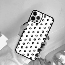 Load image into Gallery viewer, Dog Foot Print Colorful Pattern Phone Case For Iphone 14 Se 2020 Xr Xs 11 12 13 Mini Pro Max 6 7 8 Plus  Ultra Designer Printed Hard Back Case
