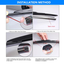 Load image into Gallery viewer, Car Wiper blade Windscreen Strips 14&quot;16&quot;17&quot;18&quot;19&quot;20&quot;21&quot;22&quot;24&quot;26&quot;28&quot; 10mm FR Insert Natural Rubber Strip Car Accessories 1Pcs
