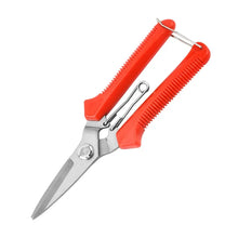 Load image into Gallery viewer, 190mm Straight Head Pruning Shears Non-slip HandleStainless Steel Outils Manuels Household Bonsai Garden Scissors Pruing Shear
