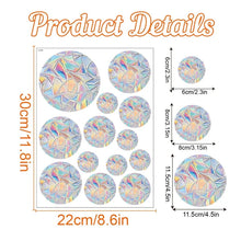 Load image into Gallery viewer, Rainbow Suncatcher Window Stickers – PVC Prism Decals
