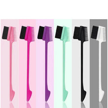 Load image into Gallery viewer, 3-in-1 Baby Hair Edge Brush Comb for Hair Care and Salon Styling
