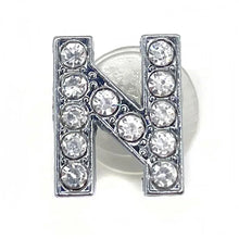 Load image into Gallery viewer, 1pcs Metal Shoes Charms Accessories Garden Rhinestones Letters Shoe Decorations Diy Charm For Crocs Pins Chain X-mas Women Gifts
