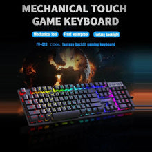 Load image into Gallery viewer, 104 key Backlit Mechanical Keyboard Wired Gaming Keyboard waterproof Luminous keyboard And Mouse Set for Gamer PC Laptop Office
