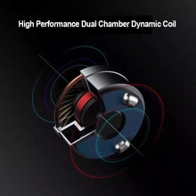 Load image into Gallery viewer, SIMGOT EW100 이어폰 유선이어폰 인이어 In-earHiFi Wired Headphone Dual-Magnetic-Circuit Dual-Cavity Dynamic For Computer Games Music Earplug
