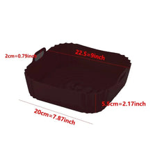 Load image into Gallery viewer, Reusable Silicone Airfryer Liner – Baking Tray &amp; Fryer Accessory
