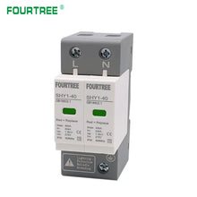 Load image into Gallery viewer, AC SPD Surge Protection 2P 3P 4P 10〜20KA/20〜40KA /30KA〜60KA House Lightning  Protector Low-Voltage Arrester Protective Device
