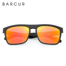 Load image into Gallery viewer, BARCUR Men's Polarized Driving Sunglasses – UV400 Protection Lightweight TR90 Frame Anti-Glare Lens Stylish Oculos de Sol Summer Sunglasses
