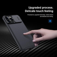 Load image into Gallery viewer, Unique Camera Protection Case for iPhone 14 Pro Max / for iPhone 13 Pro with Slide Camera Cover Protector Hard Cover 12 mini Slim Fit Thin Protective Shockproof Cover with Slide Camera Cover
