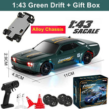 Load image into Gallery viewer, 1/64 4WD High-Speed Drift RC Car – Mini Remote Control Racing Toy for Kids &amp; Adults
