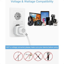 Load image into Gallery viewer, Small Power Strip Extension Cord with 2 AC Outlets 3 USB Ports Mini Desk Charging Station for Cruise Travel Office School Dorm
