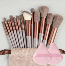 Load image into Gallery viewer, Soft Fluffy Professional Makeup Brush Set - 13-16pcs for Foundation, Eyeshadow, and More

