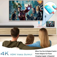 Load image into Gallery viewer, USB C to HDMI Adapter Charger Cable for Switch Type C to HDMI Line Laptop iPhone15 MacBook Huawei Xiaomi Dock Accessories Gift
