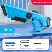 Load image into Gallery viewer, Electric Automatic Water Gun – Rechargeable High-Pressure Water Blaster for Kids &amp; Adults, Portable Outdoor Beach Toy
