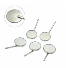 Load image into Gallery viewer, 5pcs Dental Mirror Plain Mirror 22mm/24mm Surgical Instruments Replace Tools Dentist
