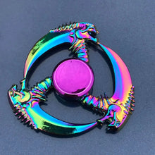 Load image into Gallery viewer, Metal Rainbow Fidget Spinner – Colorful EDC Hand Spinner Toy for Kids &amp; Adults | Anti-Anxiety Stress Relief Finger Spinner Gift
