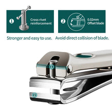 Load image into Gallery viewer, MR.GREEN Stainless Steel Nail Clippers with Nail File
