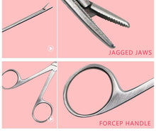 Load image into Gallery viewer, Ear Nose Cleaner Pliers Pick Endoscope Earwax Remover Hartman Micro Alligator Crocodile Veterinary Forceps Tweezer Otoscope Tool
