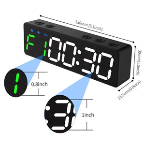 Gym Timer Clock Workout Timer Interval Clock Stopwatch Count Down/Up Interval Timer LED Fitness Training Timer Drop Shipping