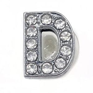 1pcs Metal Shoes Charms Accessories Garden Rhinestones Letters Shoe Decorations Diy Charm For Crocs Pins Chain X-mas Women Gifts