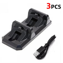 Load image into Gallery viewer, USB Dual Charger For PS4 Controller Accessories Charging Dock Stand Holder For Sony PlayStation 4 Wireless Gamepad Controle
