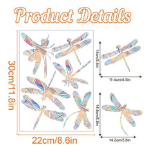 Load image into Gallery viewer, Rainbow Suncatcher Window Stickers – PVC Prism Decals
