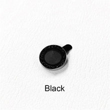 Load image into Gallery viewer, 9H Tempered Glass Camera Cover Screen Protector Metal Individual Ring For iPhone Phone Glitter Camera Lens Protector Film For iPhone 14 13 12 11 Pro Max Luminous Lens Metal Glass Protective Cover

