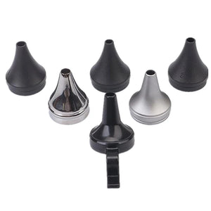 Medical Reusable Adult Child Non Disposable Speculum Earmuff Otoscope Accessory Ear Tip Funnel Nozzle Specula Cone Replacement