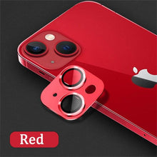 Load image into Gallery viewer, Camera Lens Metal Protector Glass For iPhone 14 Pro 13Pro 13 12 Pro Max Plus Full Cover Lens Protective Cap For iPhone 13 14Pro Tempered Glass Lens Film Metal Camera Screen Protection HD Clear Lens Protector
