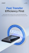 Load image into Gallery viewer, Eaget Portable External Hard Drive 1TB 5TB HDD 2.5 inch 5Gbps External Hard Disk Memory Compatible for PC Mac Desktop MacBook
