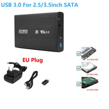 Load image into Gallery viewer, USB to SATA IDE HDD SSD 2.5/3.5 inch Adapter Hard Drive Enclosure USB3.0 Case HD External Solid State Hard Disk Box Adapter
