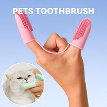Load image into Gallery viewer, Dog Super Soft Pet Finger Toothbrush Teeth Cleaning Bad Breath Care Nontoxic Silicone Tooth Brush Tool Dog Cat Cleaning Supplies Finger Dog Toothbrush Silicone Finger Brush for Dogs Cats Teeth Cleaning
