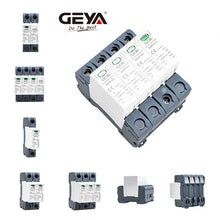 Load image into Gallery viewer, GEYA GSP9 12.5KA T1+T2 SPD 4P 3P+NPE Surge Protector 275VAC Limp:7/12.5KA House Lightning Surge Arrester Device
