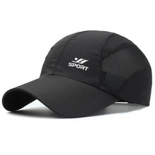 Load image into Gallery viewer, UV Protection Baseball Cap – Quick-Drying, Breathable Strapback for Hiking &amp; Fishing
