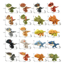 Load image into Gallery viewer, 5/10PCS Finger-biting Dinosaurs Movable Joints Size Simulation Dinosaur Model Toys Children Educational Toys Children Christmas
