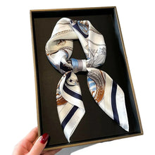 Load image into Gallery viewer, Luxury Silk-Feel Square Scarf – Satin Shawl, Hijab, Hair Wrap for Women
