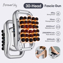 Load image into Gallery viewer, 22-Head Fascia Gun High-Frequency Vibration Body Massage Gun Back and Waist Massager Neck Shoulder Massager Muscle masajeador
