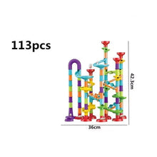 Load image into Gallery viewer, Marble Run Race Track Building Blocks 3D Maze Toy
