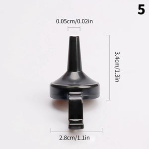 Medical Reusable Adult Child Non Disposable Speculum Earmuff Otoscope Accessory Ear Tip Funnel Nozzle Specula Cone Replacement