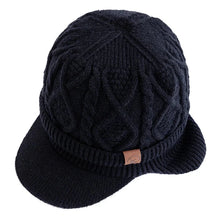 Load image into Gallery viewer, New Unisex Winter Hat Plush Fur Lined Warm Earflap Cap Stylish Soft Beanie Hat  Outdoor Thick Ski Sports Knitted Hat
