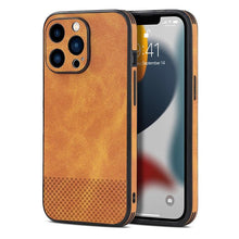 Load image into Gallery viewer, Gorgeous Luxury Genuine Leather Phone Case For iphone 13 Pro Max 12 11 14Pro Max XR XS MAX 7Plus Shockproof Cover Full Protective  Slim Leather Luxury PU Flexible Bumper Non-Slip Grip Shockproof Full Body Protective Cover Men Women Phone Cases
