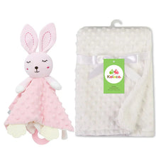 Load image into Gallery viewer, Personalized Newborn Baby Blanket with Name &amp; Custom Stroller Gift Set
