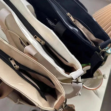 Load image into Gallery viewer, Urban Minimalist Female Student Large Capacity Commuting Horizontal Canvas Single Shoulder Diagonal Cross Portable Tote Bag
