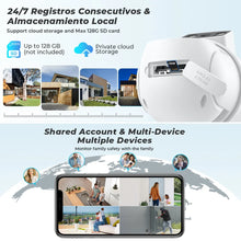 Load image into Gallery viewer, 8MP 4K Outdoor Wifi Security Camera Dual Lens Dual Screens Video Surveillance Camera Home Smart Human Detection ICSEE APP
