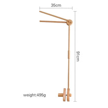 Load image into Gallery viewer, Wooden Baby Rattle Crib Mobile Holder for Newborns

