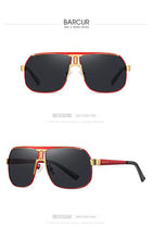 Load image into Gallery viewer, BARCUR Polarized Sports Sunglasses for Men Fashionable Fishing Driving Hiking and Outdoor Eyewear UV400 Protection Gradient Lenses
